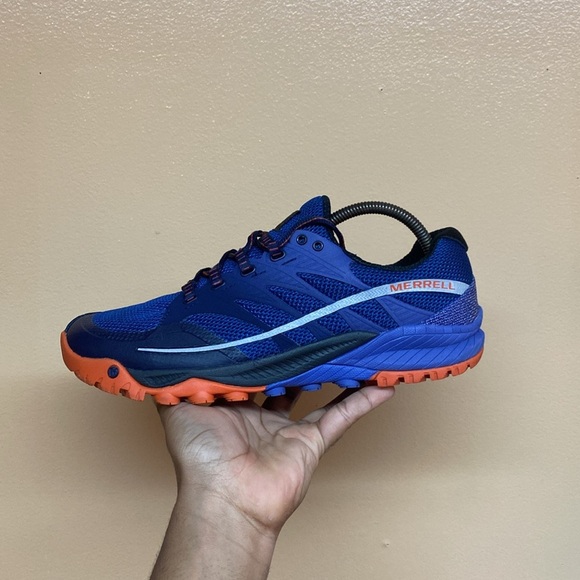 Merrell Women's All Out Charge Unifly Trail Running Sneakers “Purple Orange - Picture 6 of 17